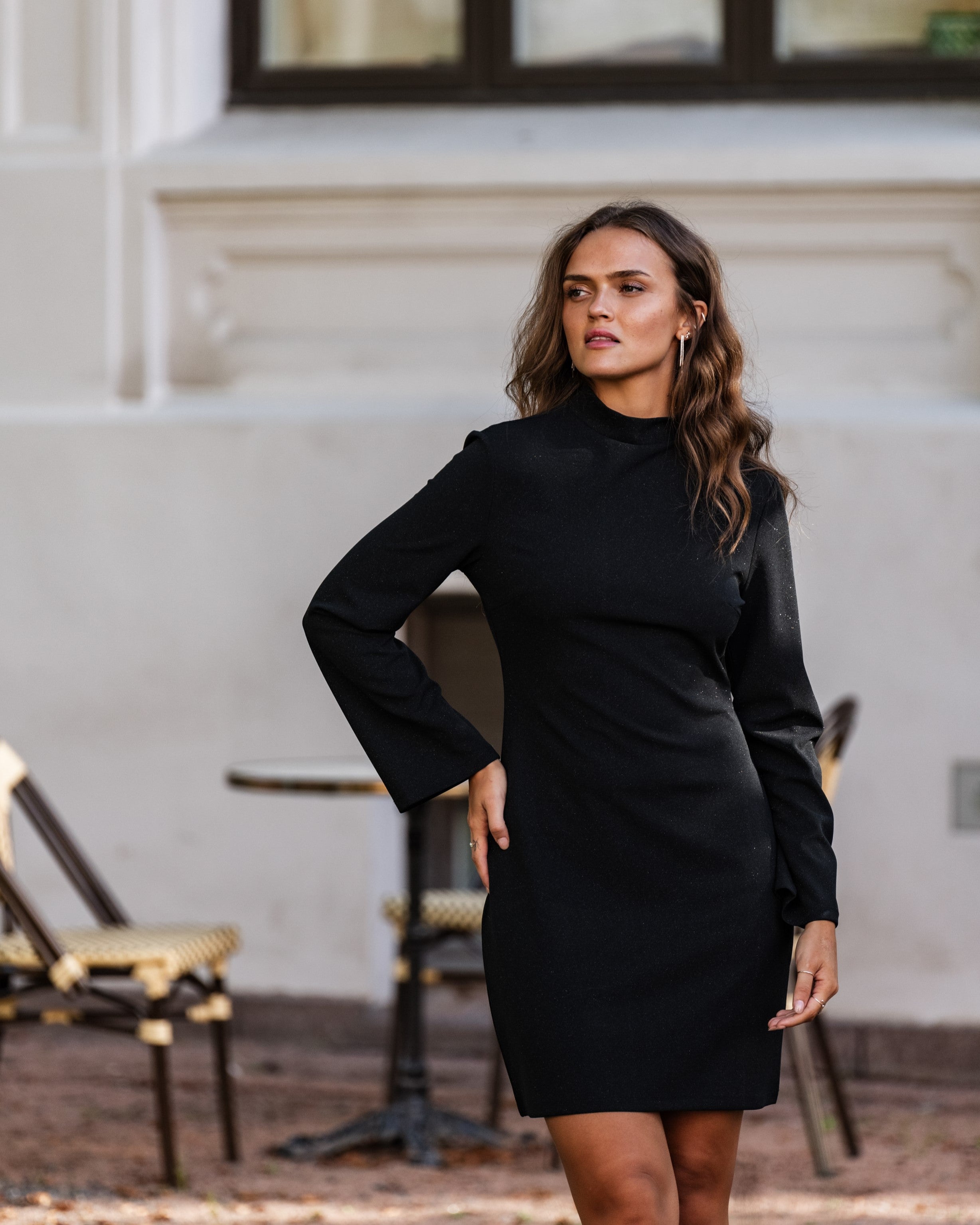PCPAIGE Short Dress - Black